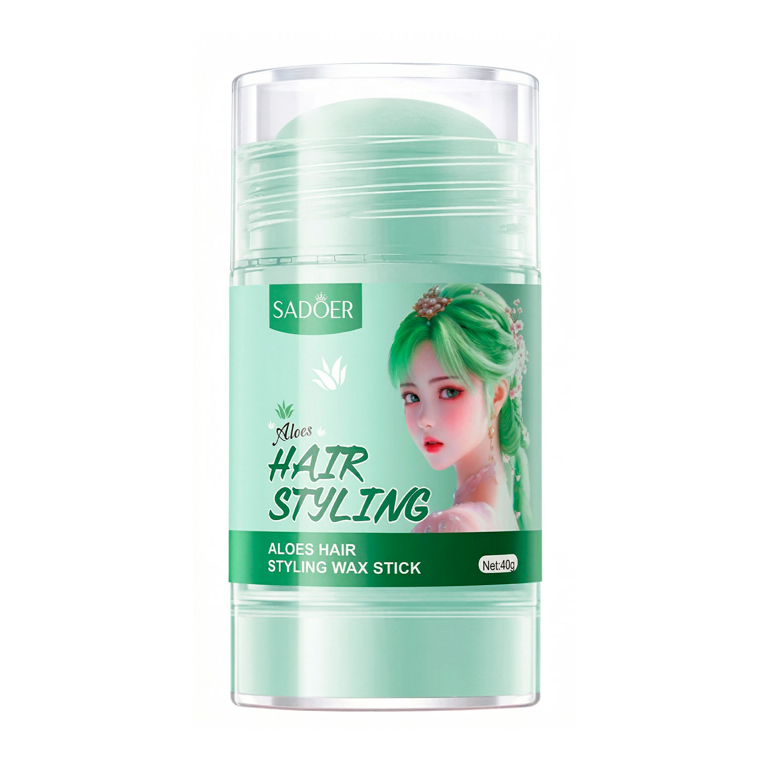 Віск для укладання волосся Sadoer Aloes Hair Styling Wax Stick, 40 г